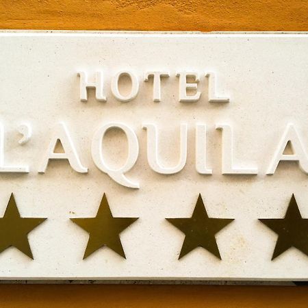 Hotel L'Aquila Bagian luar foto